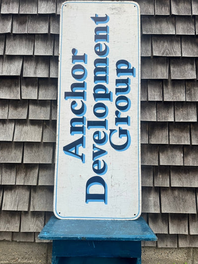 Vintage Handpainted Sign - Diamonds & Rust