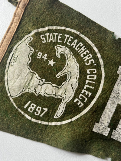 Vintage Hyannis Souvenir Pennant - Diamonds & Rust