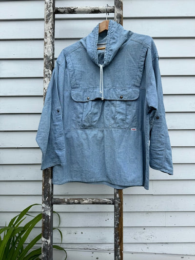 Vintage Jappa Chambray Pop Over - Diamonds & Rust
