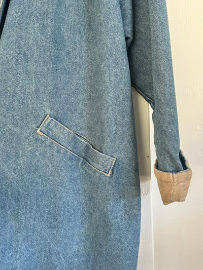 Vintage LEE Denim Trench Coat - Diamonds & Rust