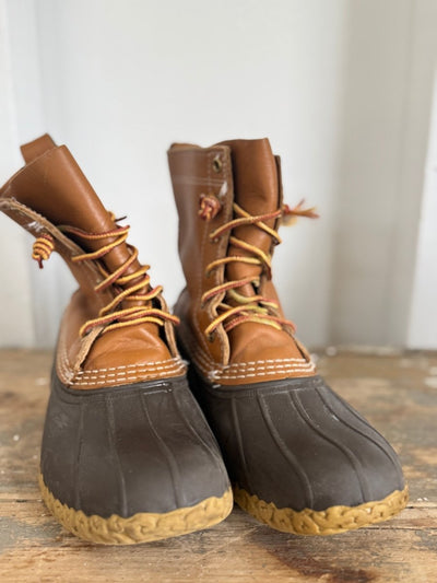 Vintage L.L. Bean Bean Boots - Diamonds & Rust