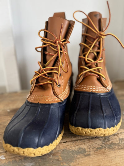 Vintage L.L. Bean Bean Boots - Blue - Diamonds & Rust