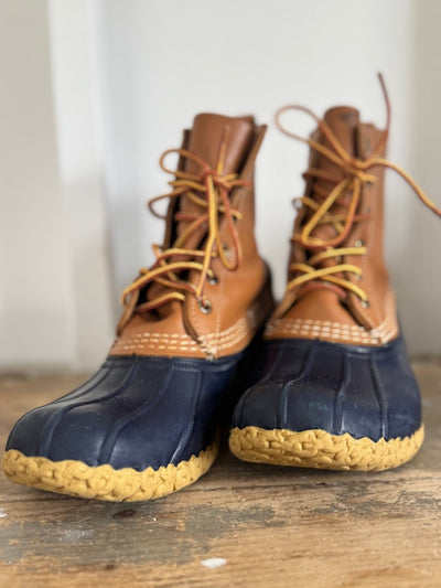 Vintage L.L. Bean Bean Boots - Blue - Diamonds & Rust