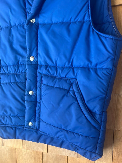 Vintage LL Bean Down Vest - Navy - Diamonds & Rust