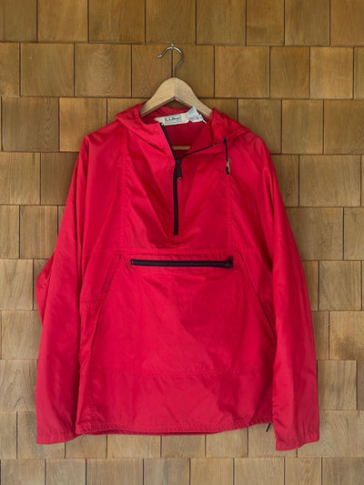 Vintage LL BEAN Windbreaker - Red - Diamonds & Rust