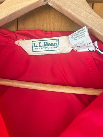 Vintage LL BEAN Windbreaker - Red - Diamonds & Rust