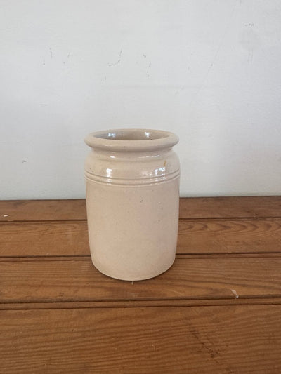 Vintage Mini Crock - Diamonds & Rust