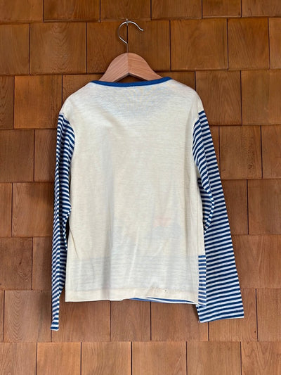 Vintage Mod Striped Long Sleeve - Diamonds & Rust