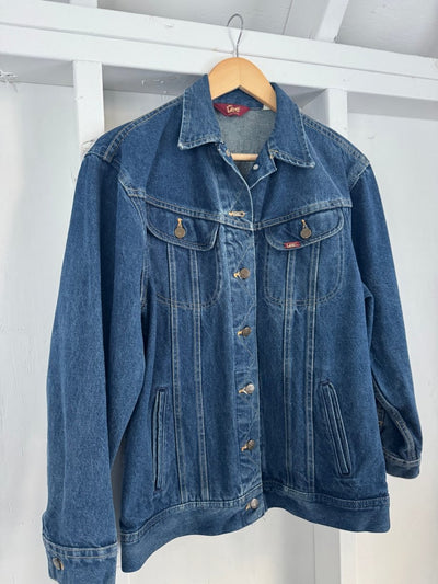 Vintage Ms LEE Denim Jacket - Diamonds & Rust