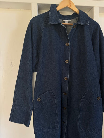 Vintage Osh Kosh Denim Duster - Diamonds & Rust