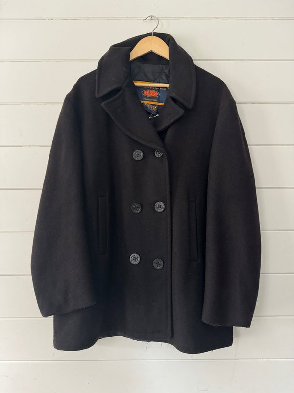 Vintage Peacoat - 46 - Diamonds & Rust