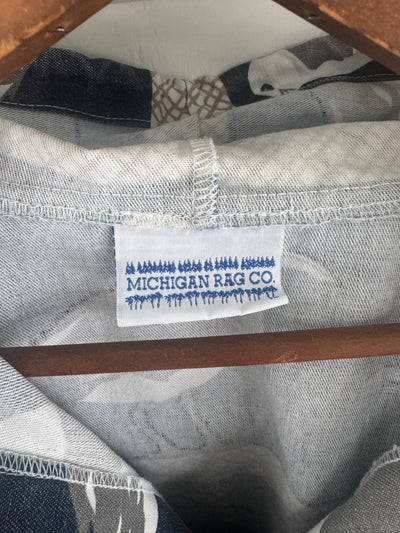 Vintage Seagull Hooded Jacket - Diamonds & Rust