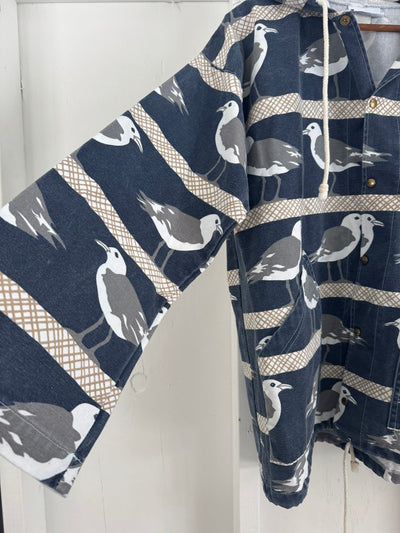 Vintage Seagull Hooded Jacket - Diamonds & Rust