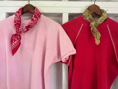 Vintage Short Sleeve Raglan - Pink - Diamonds & Rust