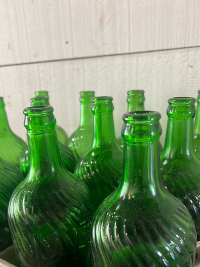 Vintage Simpson Springs Glass Bottle - Diamonds & Rust