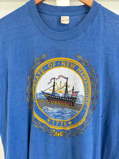 Vintage State of New Hampshire Tee Shirt - Diamonds & Rust