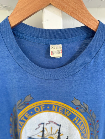 Vintage State of New Hampshire Tee Shirt - Diamonds & Rust