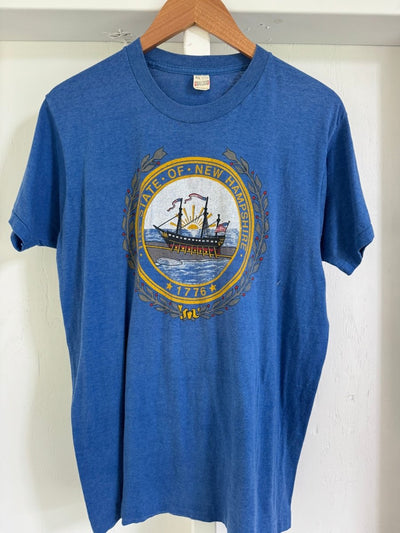 Vintage State of New Hampshire Tee Shirt - Diamonds & Rust