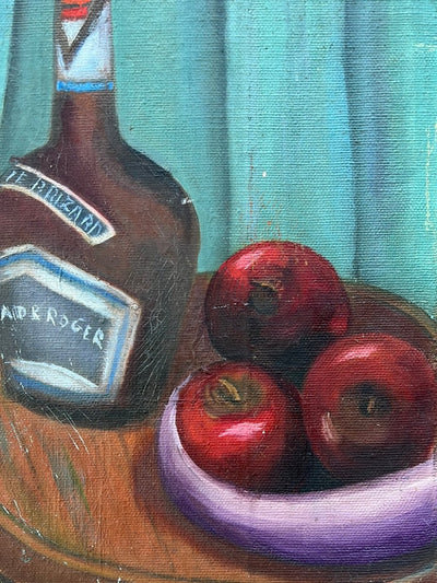 Vintage Still Life Canvas Painting - Diamonds & Rust
