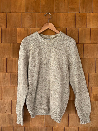 Vintage White Mountain Woolens Wool Sweater - Oatmeal - Diamonds & Rust