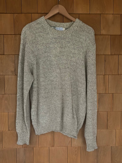 Vintage White Mountains Woolens Sweater - Oatmeal - Diamonds & Rust