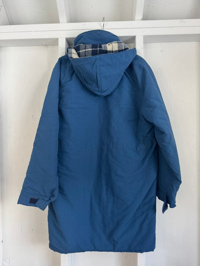 Vintage Woolrich Blanket Lined Parka - Navy Blue - Diamonds & Rust