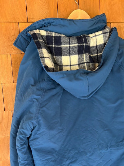 Vintage Woolrich Blanket Lined Parka - Navy Blue - Diamonds & Rust