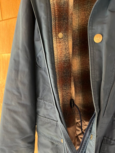 Vintage WOOLRICH Parka - Navy Blue - Diamonds & Rust