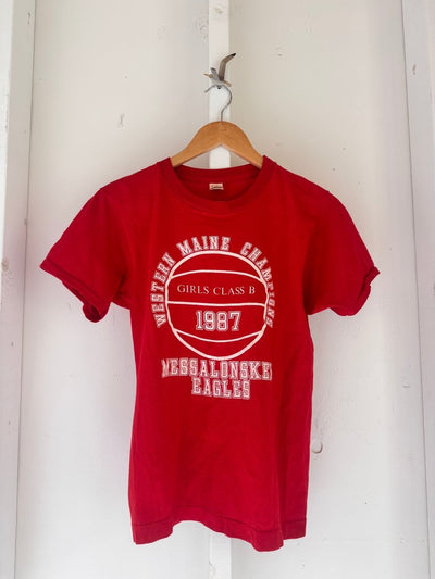 VTG 1987 Girls Class B Champions Tee Shirt - Diamonds & Rust