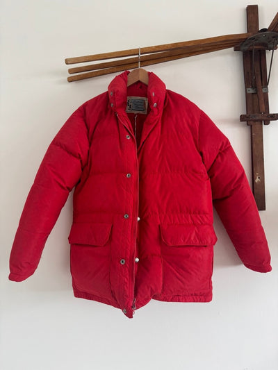 VTG 70s EMS Down Coat - Diamonds & Rust