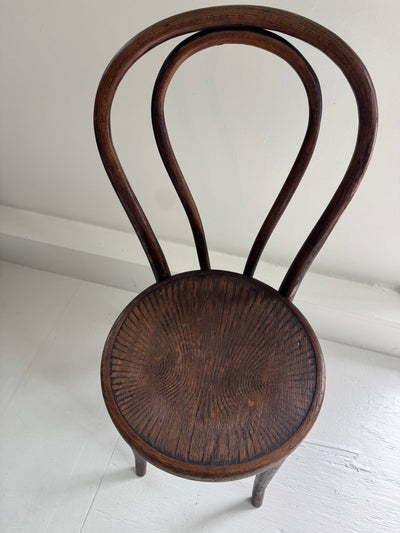 VTG Asira Bentwood Chair - Curve Back - Diamonds & Rust
