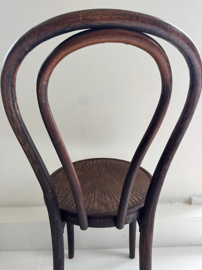 VTG Asira Bentwood Chair - Curve Back - Diamonds & Rust