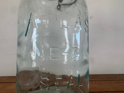 VTG ATLAS EZ Seal Mason Jar - Diamonds & Rust