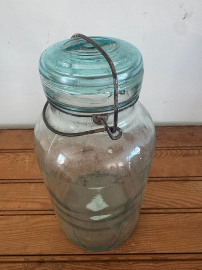 VTG ATLAS EZ Seal Mason Jar - Diamonds & Rust