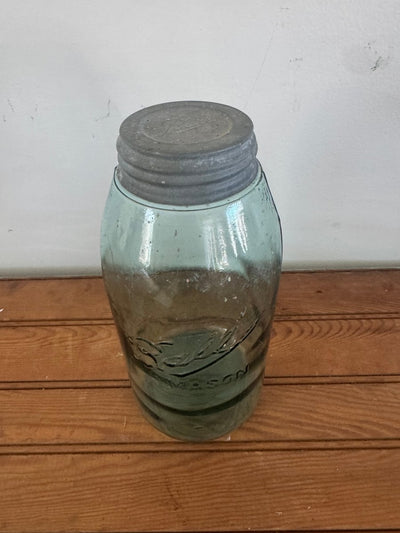 VTG BALL Mason Jar - Blue - Diamonds & Rust