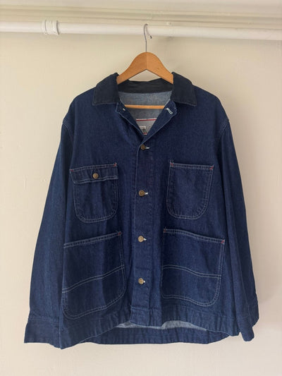 VTG Denim Chore Coat - Diamonds & Rust