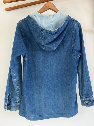 VTG Denim Hooded Jacket - Diamonds & Rust