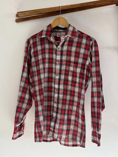 VTG Filene's Plaid Shirt - Diamonds & Rust