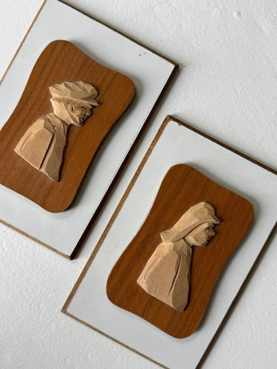 VTG Fisherman Wood Plaque - Diamonds & Rust