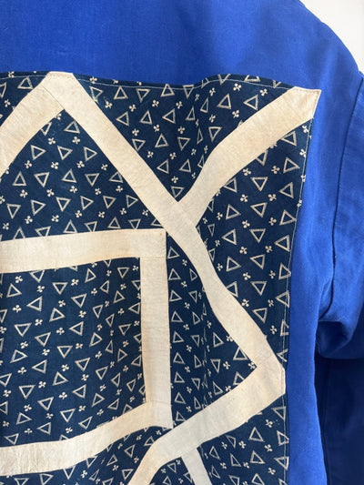 VTG Quilt Patch + Chore Coat - Diamonds & Rust