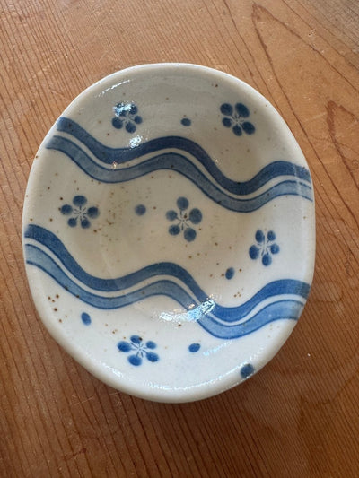 VTG Sauce Dish - Made in JAPAN - Diamonds & Rust