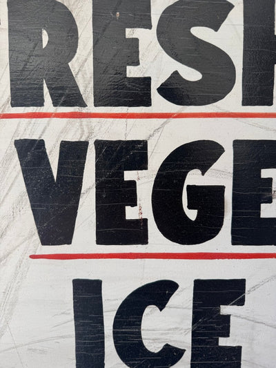 VTG Stand Open Sign - Diamonds & Rust