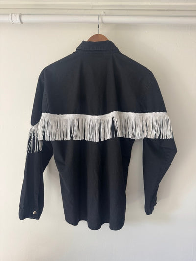 VTG Western Fringe Shirt - Diamonds & Rust