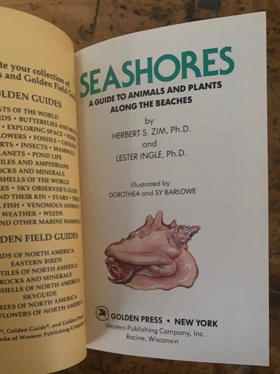 1987 A Golden Guide - Seashores - Diamonds & Rust