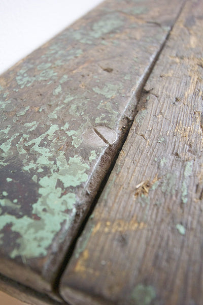 1940s Industrial Portable Workbench - Diamonds & Rust
