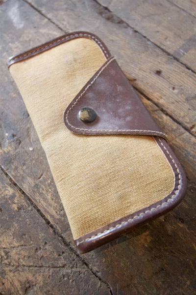 1930s LL Bean Fly Wallet - Diamonds & Rust