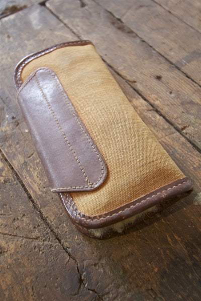 1930s LL Bean Fly Wallet - Diamonds & Rust