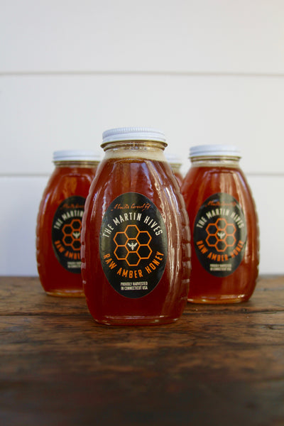 The Martin Hives "Raw Amber Honey" 16oz - Diamonds & Rust