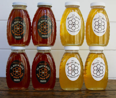 The Martin Hives "Raw Amber Honey" 16oz - Diamonds & Rust