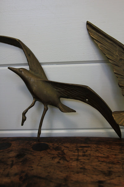 Mid Century Brass Seagulls - Diamonds & Rust